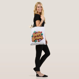 Bolso De Tela feliz cumpleaños