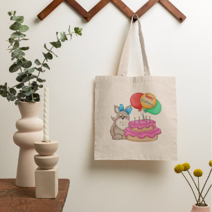 Bolso De Tela Feliz cumpleaños