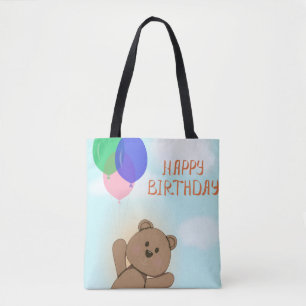 Bolso De Tela Feliz cumpleaños