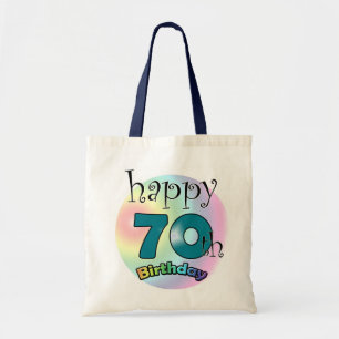 Bolso De Tela Feliz cumpleaños 70