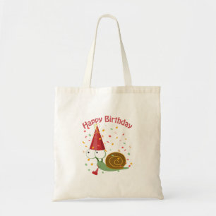 Bolso De Tela ¡Feliz cumpleaños! Caracol Confetti