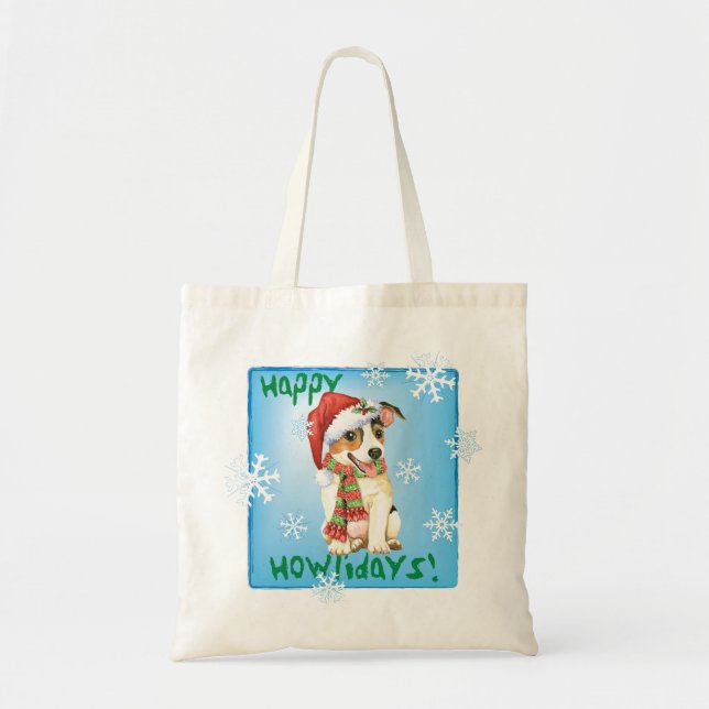 Bolso De Tela Feliz cumpleaños Jack Russell Terrier Tote Bag (Frente)