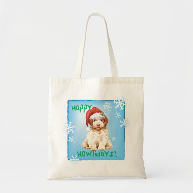 Bolso De Tela Feliz cumpleaños Lagotto Romagnolo Tote Bag (Frente)