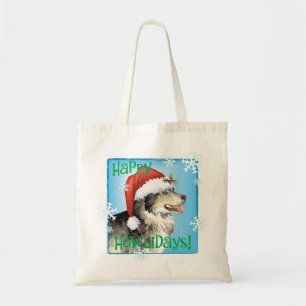 Bolso De Tela Feliz cumpleaños Malemute