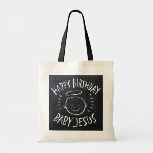 Bolso De Tela Feliz cumpleaños, niño Jesús - Navidades de Chalkb