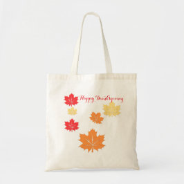 Bolso De Tela Feliz Día de Acción de Gracias