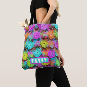 Bolso De Tela Feliz día de la madre colorido adorno personalizad