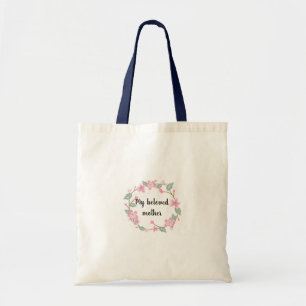 Bolso De Tela Feliz Día de la Madre – Diseño de Saludo de Corona
