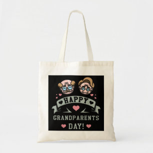 Bolso De Tela Feliz Día de los Abuelos Abuela Abuela Gram