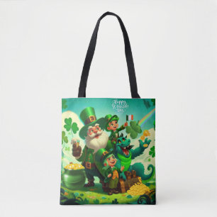 Bolso De Tela Feliz Día de San Patricio colorido