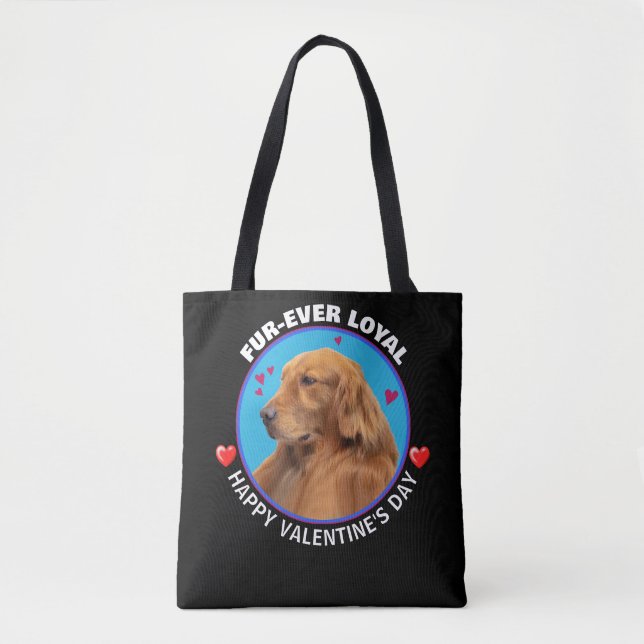 Bolso De Tela Feliz día de San Valentín (Anverso)