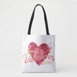 Bolso De Tela Feliz día de San Valentín - amor y abrazos