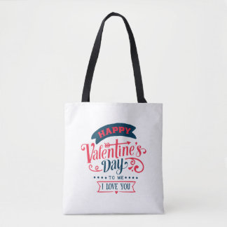Bolso De Tela Feliz Día De San Valentín para mí