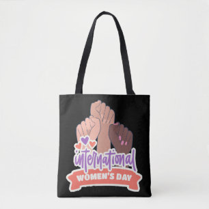 Bolso De Tela Feliz Día Internacional de la Mujer