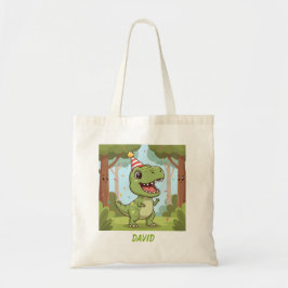 Bolso De Tela Feliz Dino Tote Bag