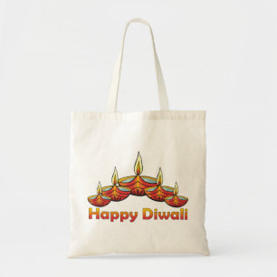 Bolso De Tela Feliz Diwali Deepas