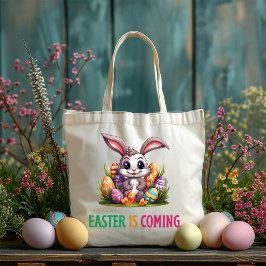 Bolso De Tela Feliz Eggster - ¡Feliz Pascua!