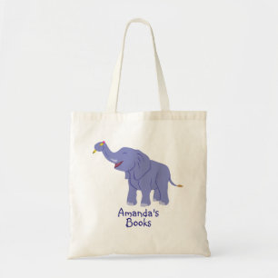 Bolso De Tela Feliz elefante (personalizado)
