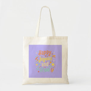 Bolso De Tela Feliz, feliz, libre, motivacional, Inspirador
