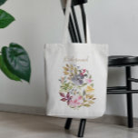 Bolso De Tela Feliz fiesta Boda de las flores de color de agua<br><div class="desc">Felices Flores Bodas Fiesta de Novias #Bridesmaid Tote Bag #pintadas acuarela #modernas invitaciones botánicas #floral #boda primavera #elegante #verano boda #delicioso boda #feliz colores</div>