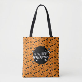 Bolso De Tela Feliz Halloween