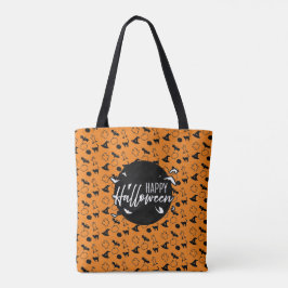 Bolso De Tela Feliz Halloween