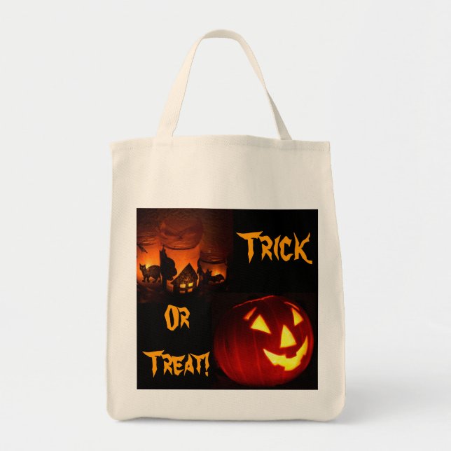 Bolso De Tela ¡Feliz Halloween! (Frente)