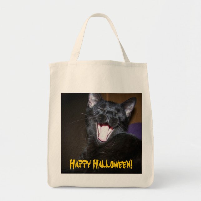 Bolso De Tela ¡Feliz Halloween! (Frente)