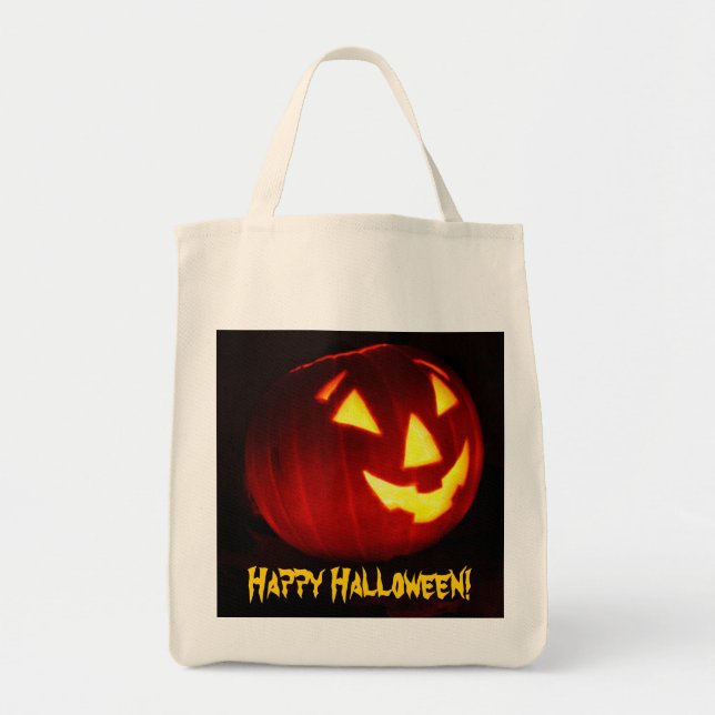 Bolso De Tela ¡Feliz Halloween! (Frente)