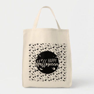 Bolso De Tela Feliz Halloween