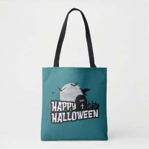 Bolso De Tela Feliz Halloween