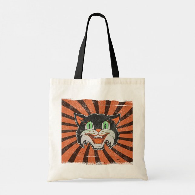 Bolso De Tela Feliz Halloween 31 de octubre, niñera maltratada (Reverso)