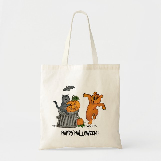 Bolso De Tela ¡Feliz Halloween! 5 (Frente)