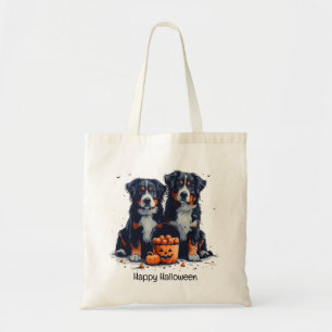 Bolso De Tela Feliz Halloween Bernese Mountain Dogkin
