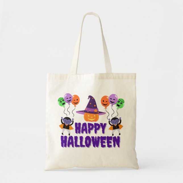Bolso De Tela Feliz Halloween Fun Tote Bag (Frente)