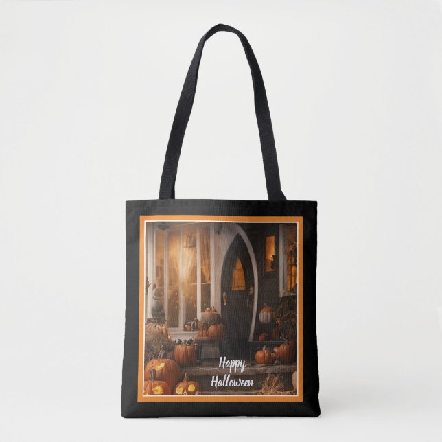 Bolso De Tela Feliz Halloween Home Collection (Anverso)