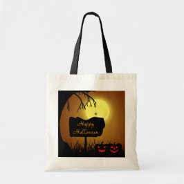 Bolso De Tela Feliz Halloween Jack O Linterna Calabazas - Tote