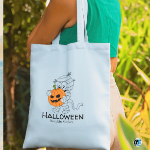 Bolso De Tela Feliz Halloween- Mercado de calabaza- Cuesta