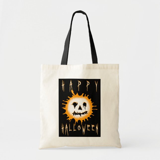 Bolso De Tela feliz halloween: splatolantern (Frente)