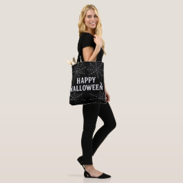 Bolso De Tela Feliz Halloween Spooky Spirit Spiderwebs