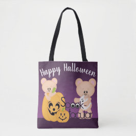 Bolso De Tela Feliz Halloween Teddy Bear Spook-tacular