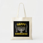 Bolso De Tela Feliz Hanukkah<br><div class="desc">Feliz hanukkah</div>