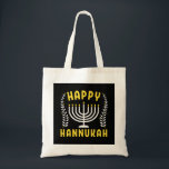 Bolso De Tela Feliz Hanukkah<br><div class="desc">Feliz hanukkah</div>