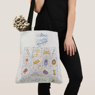 Bolso De Tela Feliz Hanukkah