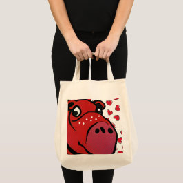 Bolso De Tela Feliz Hippo