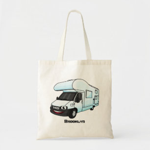 Bolso De Tela Feliz ilustracion personalizado de camperán