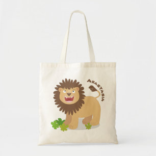 Bolso De Tela Feliz ilustracion personalizado ruidoso