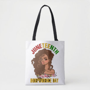 BOLSO DE TELA FELIZ JUNETEENTH 2025