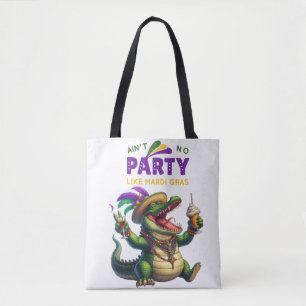 Bolso De Tela Feliz Mardi Gras