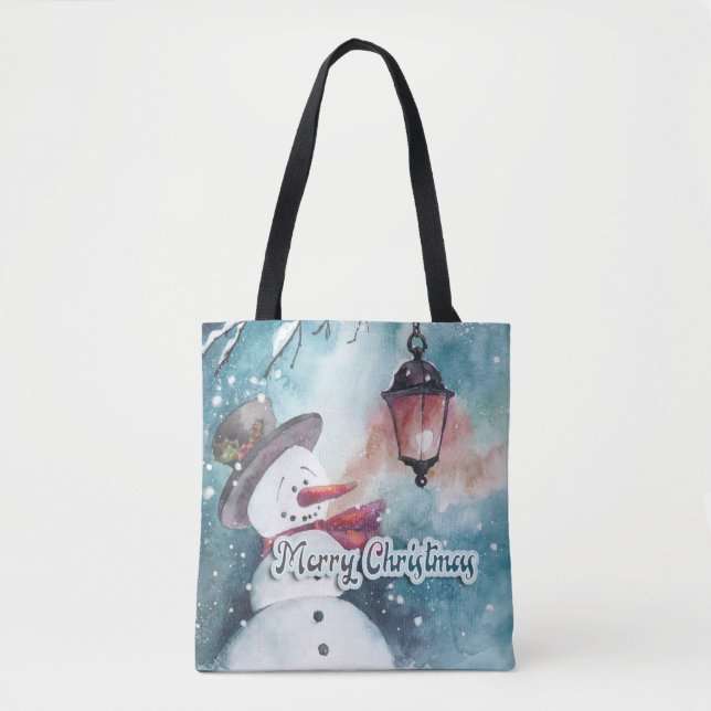 Bolso De Tela Feliz Navidad (Anverso)
